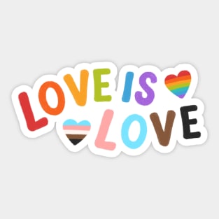 Love Is Love LGBT Pride | Gay | Lesbian Sticker